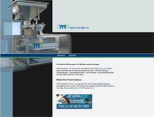 Tablet Screenshot of hmhsystems.ch